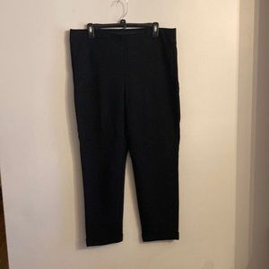 Chico’s Pull On Elastic Waist Ankle Pants Size 2